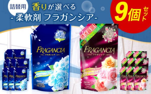 柔軟剤 フラガンシア 詰替用 計13.5L 2種