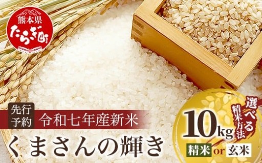 新米【白米/玄米選べる 10kg】 くまさんの輝き 10kg