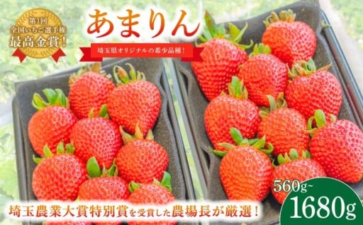 【予約受付中】いちご好き必見！埼玉生まれの特別な品種「あまりん」をお届けします🍓