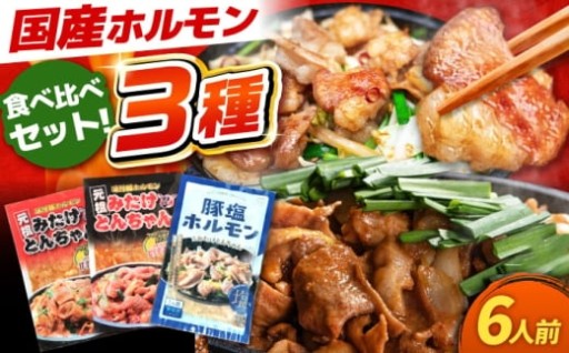 選べる嬉しさ!「元祖みたけとんちゃん」3種セット