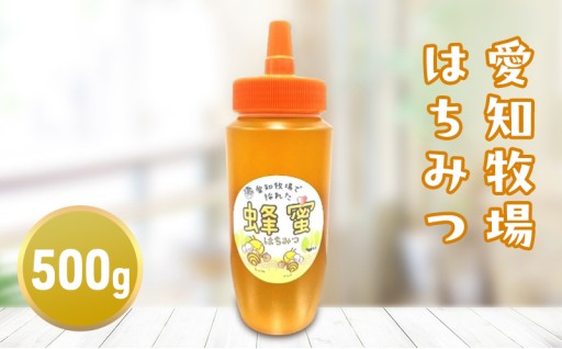 愛知牧場で採れた純粋はちみつ　500g