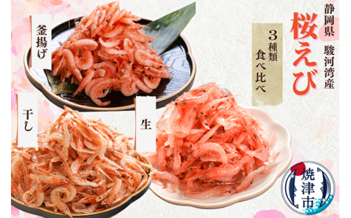 a10-676　焼津特選桜えび3種類食べ比べ