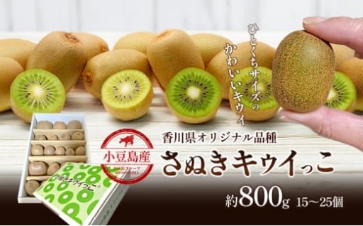 先行予受付中！小豆島さぬきキウイっこ 約800g