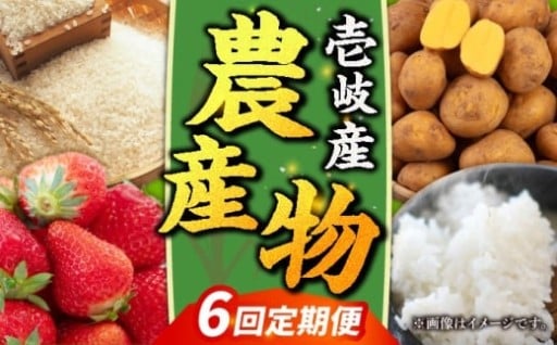 【先行予約】【全6回定期便】壱岐産農産物定期便