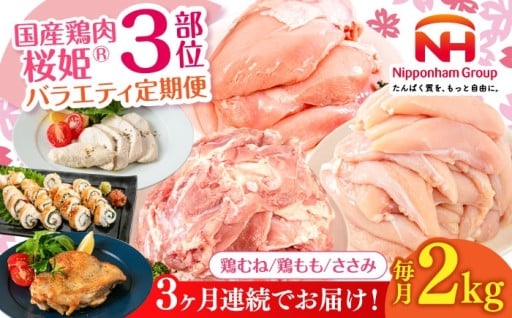 桜姫バラエティ定期便！月替わりで3種の部位を堪能