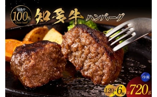 ✨🥩知多牛100％手作りハンバーグ🥩✨120g×6個入り