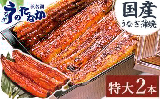 浜名湖・うなぎのたなかの長蒲焼2本セット!