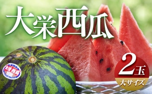＼2026年産先行予約／大栄西瓜 大 2玉