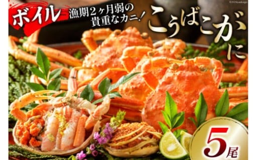 【期間限定発送】ボイル済 香箱ガニ 5尾