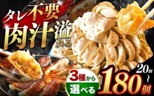 選べる種類 『玉名餃子』or 『黒豚餃子』 or 『トマトチーズ餃子』 20個～180個（1回～12回） 