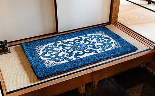 鍋島緞通 [手刺繍]鍋島緞通の代表古典柄🌸