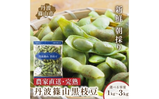 黒枝豆解禁！農家直送の黒枝豆♪