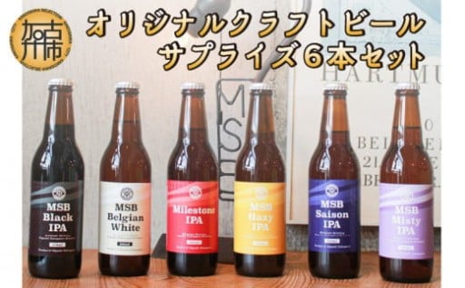 オリジナルクラフトビールサプライズ6本セット