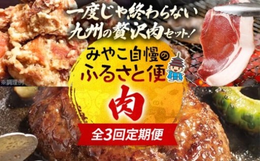 九州の贅沢肉！全3回定期便🥩