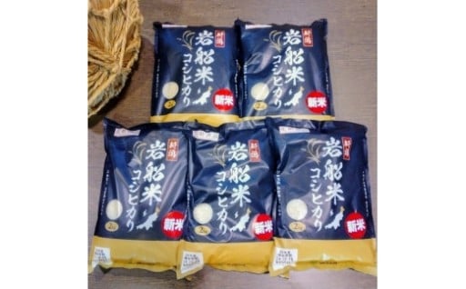 【令和7年産米】新潟県村上市岩船産 コシヒカリ10kgセット(2kg×5袋)