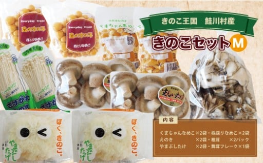 きのこ王国 鮭川村産 きのこセット