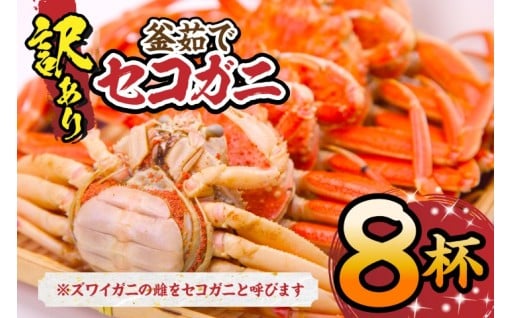 🦀 訳ありセコガニ 約120g×8匹 🦀