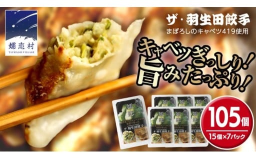 幻のキャベツ419のうま味凝縮の餃子!