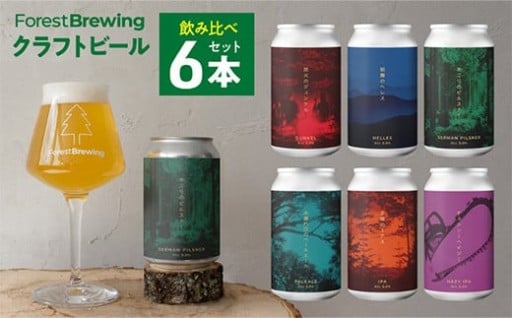 森林が⽣み出す美味しい本格クラフトビール 6本