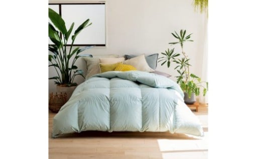 冬もあったかく　リサイクル羽毛掛け布団〈reumo〉