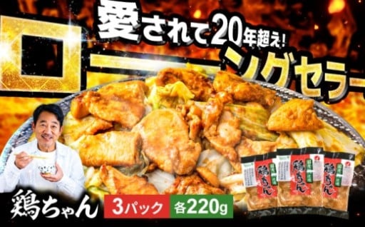 ＼香ばしい香りが食欲を刺激する、岐阜の味／【岐阜名物】鶏ちゃん(3袋セット)