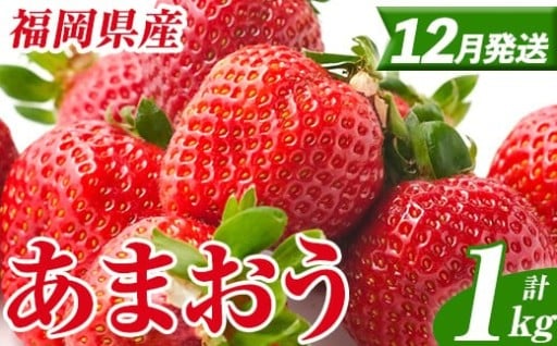 福岡県産 あまおう (計1kg・250g×4パック)