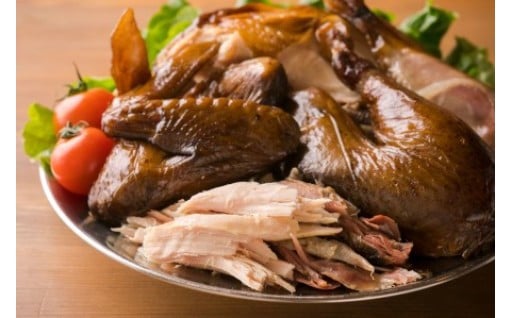 クリスマスにも！平飼い絶品スモークチキン 2本