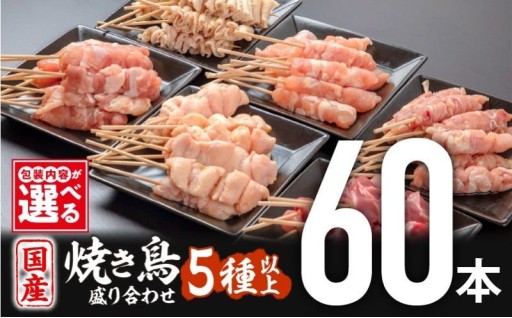 【宮崎県宮崎市】若鶏の焼き鳥セット(60本)