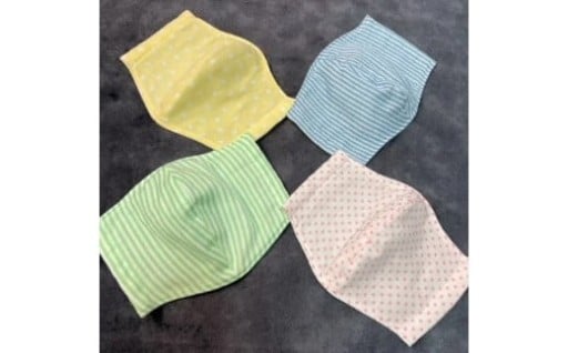 【大阪府泉南市】 ふわふわ立体ガーゼマスク😷