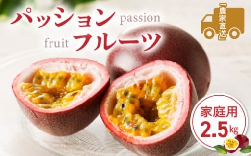 【2026年先行予約】★期間限定★3年連続品評会で金賞受賞！パッションフルーツ 家庭用 2.5kg