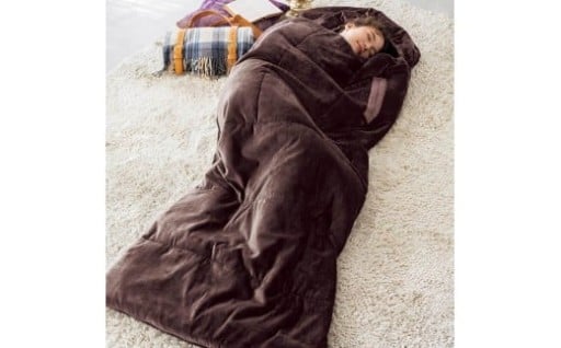 寒い冬もあったかく！　最強ぬくぬく寝袋　ヒートループ（R）ハイパー ぬくぬく 寝袋クッション