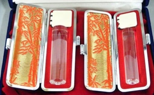 白水晶印鑑 3本セット