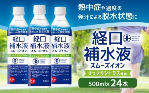経口補水液 スムーズイオン 500ml × 24本