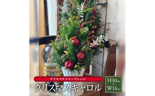 クリスマスツリーアレンジ「クリスマスキャロル」2025