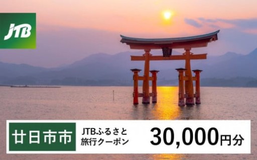【廿日市市】JTBふるさと旅行クーポン（Eメール発行）（30,000円分）