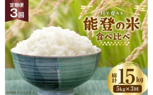 月で変わる能登の米を食べ比べ