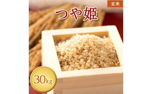 ＜令和7年産＞＜特別栽培米＞栽培期間中 農薬化学肥料5割減　つや姫　玄米30kg【1686968】