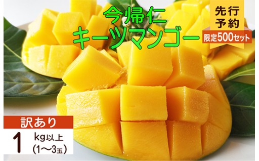 【訳あり・先行予約】緑のキーツマンゴー1㎏以上