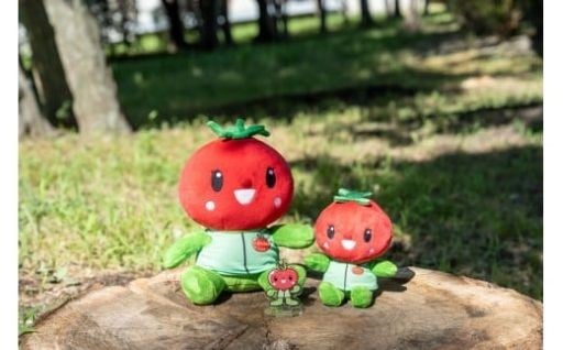 ＼新着／北本トマトイメージキャラクター !【とまちゃん ぬいぐるみ ＆ アクリルスタンドセット】のご紹介♪