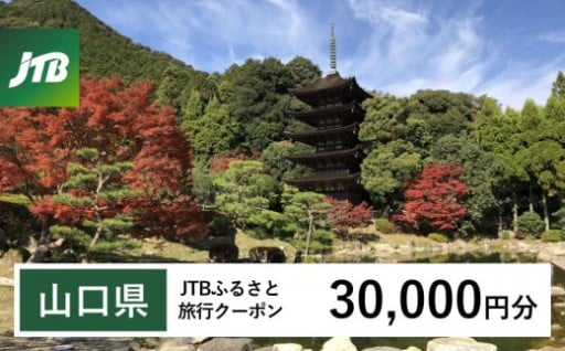 【山口県】JTBふるさと旅行クーポン（30,000円分）有効期間3年（Eメール発行）