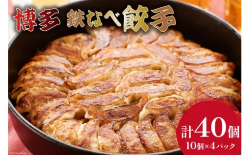 カリカリ食感の一口サイズの博多鉄なべ餃子