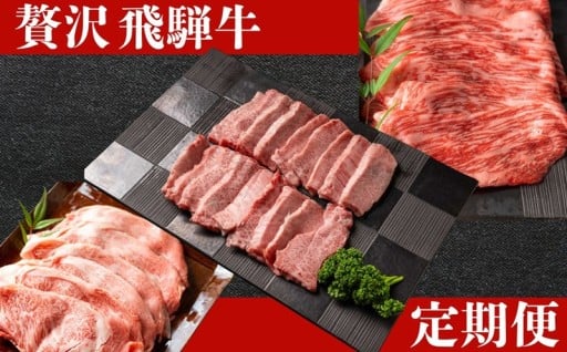 いろいろな食べ方を楽しめる！贅沢 飛騨牛 3回定期便！