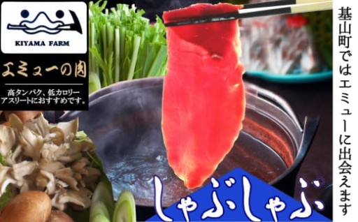 高たんぱく・高鉄分・低カロリーのエミュー🍖