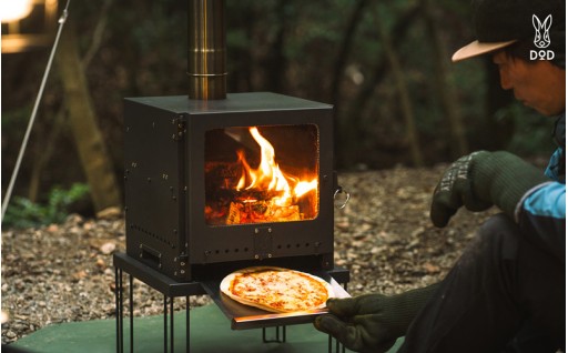 【DOD】ピザがまきちゃん（ 冬キャンプの調理はおまかせ。調理特化型オールインワン薪ストーブ）