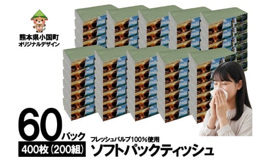 小国町PRデザイン！オリジナルティッシュ60P