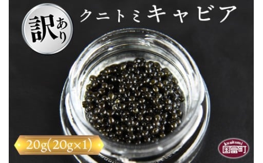 【訳あり】クニトミキャビア 20g(20g×1)