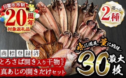 ＜2種から選べる！＞旬の厳選！干物セット