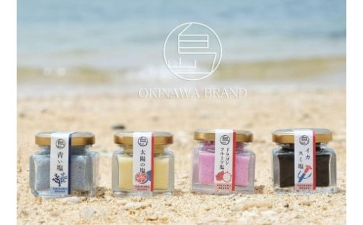 海塩 南の島恵み塩 ４種セット 160g（ 40g×4個 ）