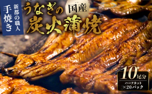 うなぎの炭火蒲焼10尾分（秘伝タレ付き）