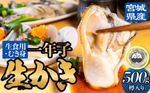 🦪宮城県産 生食用 牡蠣 一年子 生カキ むき身 500g🦪